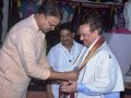 Sri V.V.Lakshmi Narayana honouring Sathguru