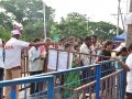 Volunteer providing information at Subbayamma ghat , Rajahmundry on 20th Jul 2015, 7th day of Godavari Pushkaralu